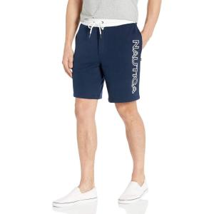 imageNautica Mens Fleece Knit Logo ShortsNavy
