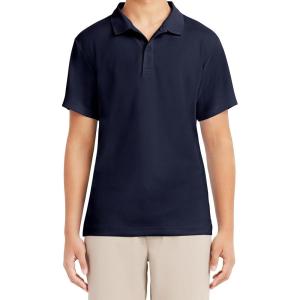 imageNautica Mens Uniform Short Sleeve Performance PoloNavy