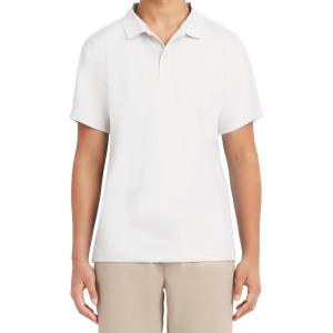imageNautica Mens Uniform Short Sleeve Performance PoloWhite