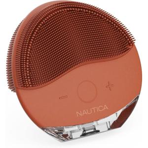 imageNautica PC110 DualSided Sonic Silicone Face Scrubber with USB Charging ampamp LED Indicator  Waterproof Rechargeable Face Exfoliator Brush with Sonic Technology for Deep CleansingHomie