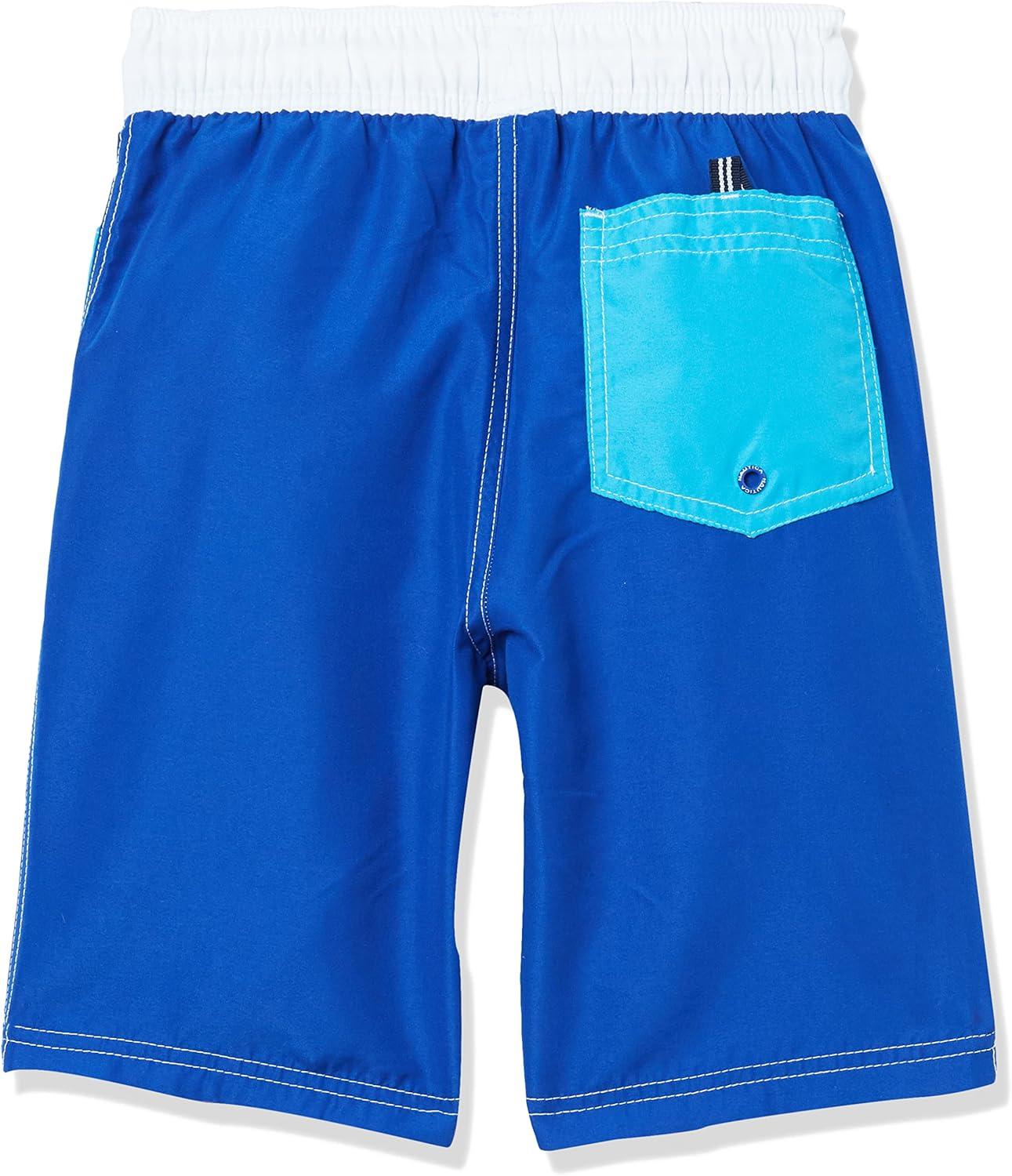 imageNautica Boys 47 Swim TrunkColorblock Surf Fk14
