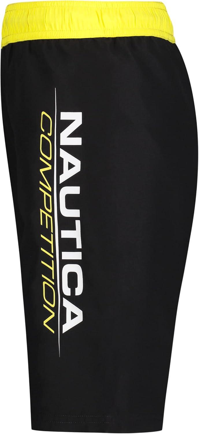 imageNautica Boys 47 Swim TrunkNc Black