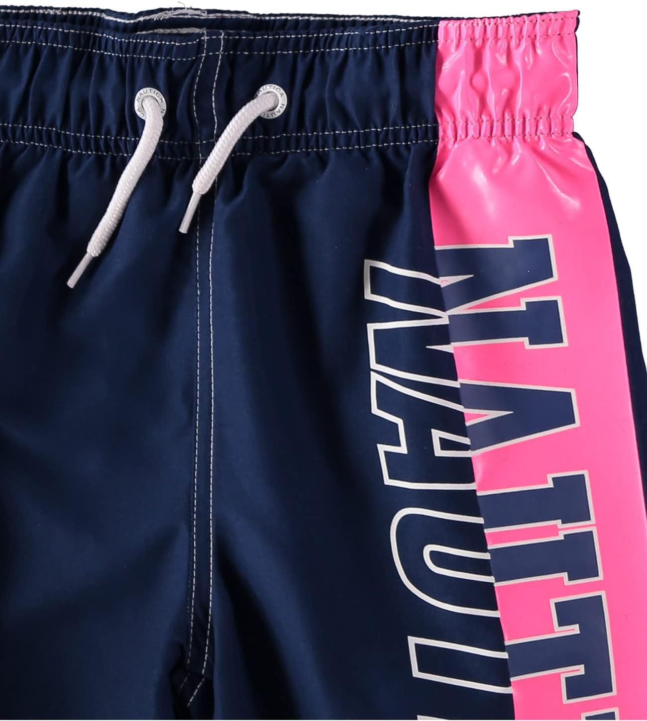 imageNautica Boys 47 Swim TrunkSide Pieced J Navy Fk16