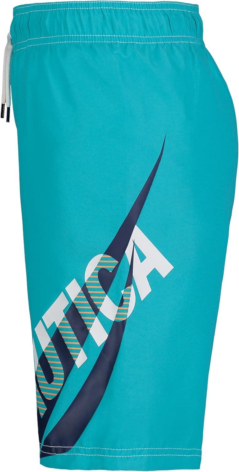 imageNautica Boys 47 Swim TrunkTailwinds Scuba Blue