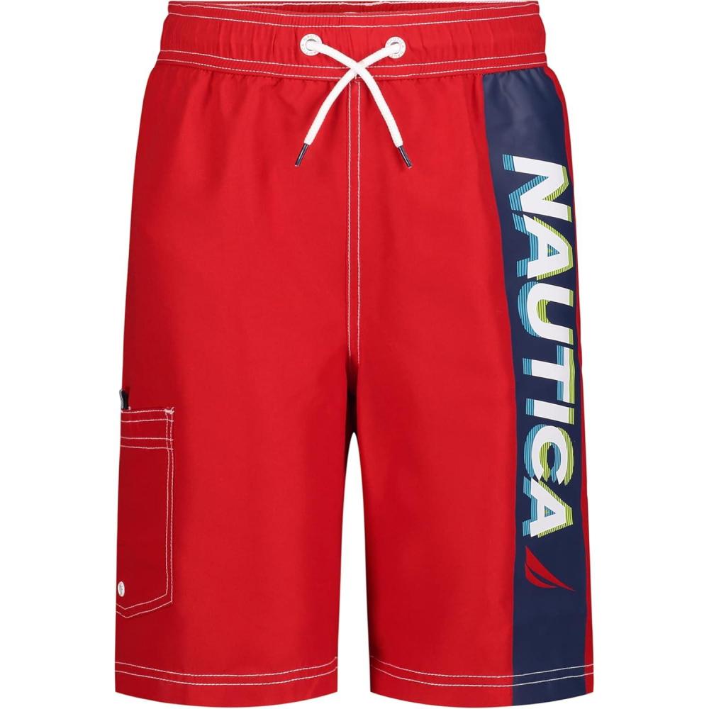 imageNautica Boys 47 Swim TrunkIn Motion Carmine