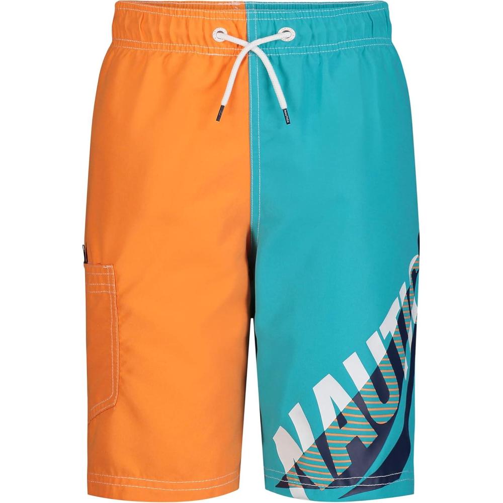 imageNautica Boys 47 Swim TrunkTailwinds Scuba Blue