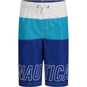 imageNautica Boys 47 Swim TrunkColorblock Surf Fk14
