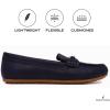imageNautica Woman Flat Loafers Designer Vegan Leather Penny Shoes Slip On  Soft Durable and Flexible Luxury Resistant Feel Lightweight ampamp Comfortable Memory Foam Everyday MoccasinsBlacknelms