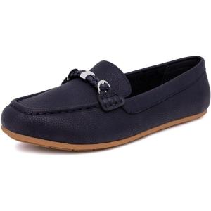 imageNautica Woman Flat Loafers Designer Vegan Leather Penny Shoes Slip On  Soft Durable and Flexible Luxury Resistant Feel Lightweight ampamp Comfortable Memory Foam Everyday MoccasinsNavykini