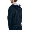 imageNautica Long Sleeve Sueded Fleece Full Zip Hoodie Sweatshirt SweaterTrue Black
