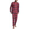 imageNautica mens Nautica Waffle Buffalo Plaid Pajama Pant SetNautica Red