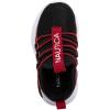imageNautica Kids Athletic SlipOn Sneakers  Comfortable Bungee Running Shoes for Boys and Girls  Stylish and Supportive Footwear for Active Kids Big KidLittle KidToddlerBlack Redshay
