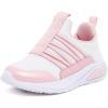 imageNautica Kids Athletic SlipOn Sneakers  Comfortable Bungee Running Shoes for Boys and Girls  Stylish and Supportive Footwear for Active Kids Big KidLittle KidToddlerBlue Pinkswimm