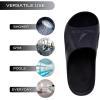 imageNautica Mens Athletic Slides Sport Shower Sandals for Indoor amp Outdoor  Lightweight Durable and ComfortableBlack
