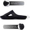 imageNautica Mens Athletic Slides Sport Shower Sandals for Indoor amp Outdoor  Lightweight Durable and ComfortableBlack Charcoal