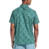 imageNautica Mens Nautica Sustainably Crafted Printed ShortSleeve ShirtCoastal Pine