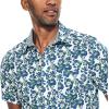 imageNautica Mens Nautica Sustainably Crafted Printed ShortSleeve ShirtMarshmallow