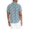 imageNautica Mens Nautica Sustainably Crafted Printed ShortSleeve ShirtMarshmallow