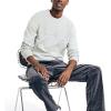 imageNautica Mens Nautica Sustainably Crafted Textured Crewneck SweaterGrey Heather