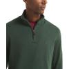 imageNautica Mens Navtech QuarterZip SweaterDeep Forest