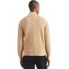 imageNautica Mens Navtech QuarterZip SweaterTextured Camel Heather