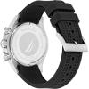 imageNautica Mens Westport WatchBlackBlackSilver