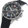 imageNautica Mens Westport WatchBlackBlackSilver