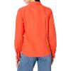 imageNautica Womens Button Front Long Sleeve Roll Tab ShirtGrenadine