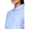 imageNautica Womens Button Front Long Sleeve Roll Tab ShirtOxford French Blue