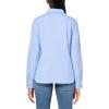 imageNautica Womens Button Front Long Sleeve Roll Tab ShirtOxford French Blue