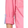 imageNautica Womens Button Front Long Sleeve Roll Tab ShirtPeony