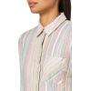 imageNautica Womens Button Front Long Sleeve Roll Tab ShirtPink Multi