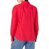 imageNautica Womens Button Front Long Sleeve Roll Tab ShirtRegatta Red