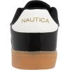 imageNautica Womens Fashion Sneaker Classic Casual Shoe with Soft Cushion Comfort and Durable Gum Bottom Outsole  KeotaBlack Whitekeota