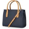 imageNautica Womens Sandy Jr Top Handel Satchel with Removable Crossbody StrapIndigo Woven