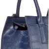 imageNautica Womens Sandy Jr Top Handel Satchel with Removable Crossbody StrapNavy Embossed Logo
