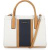 imageNautica Womens Sandy Jr Top Handel Satchel with Removable Crossbody StrapWhite Woven