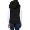 imageNautica Womens Stretch Puffer Vest  WaterResistant Transitional Layer with Detachable HoodBlack