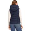 imageNautica Womens Stretch Puffer Vest  WaterResistant Transitional Layer with Detachable HoodNavy Seas