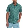 imageNautica Mens Nautica Sustainably Crafted Printed ShortSleeve ShirtCoastal Pine