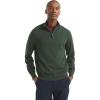 imageNautica Mens Navtech QuarterZip SweaterDeep Forest