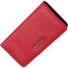imageNautica Seaside Slim Womens Wallet RFID Blocking Credit Card Holder Coin Purse Checkbook Organizer Clutch Small Vegan Leather Wallet for Travel BlackRed