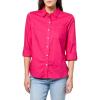 imageNautica Womens Button Front Long Sleeve Roll Tab ShirtAster Pink