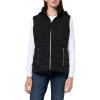 imageNautica Womens Stretch Puffer Vest  WaterResistant Transitional Layer with Detachable HoodBlack