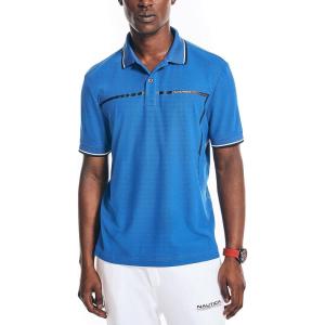 imageNautica Mens Nautica Competition Sustainably Crafted Classic Fit PoloBright Cobalt