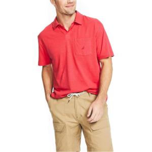 imageNautica Mens Nautica Competition Sustainably Crafted Classic Fit PoloRococco Red