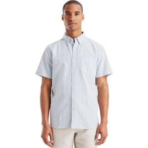 imageNautica Mens Nautica Mens Classic Fit Oxford ShirtMulti Stripe BlueGreenWhite