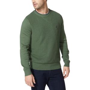 imageNautica Mens Ribbed SweaterPine Forest