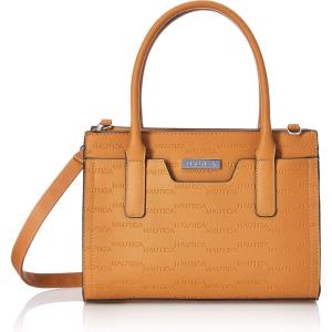 imageNautica Womens Sandy Jr Top Handel Satchel with Removable Crossbody StrapCamel