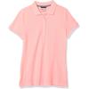 imageNautica Womens 5Button Short Sleeve Breathable 100 Cotton Polo ShirtAloha Pink